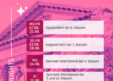 Highlights des Monats August